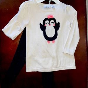 Penguin sweater outfit